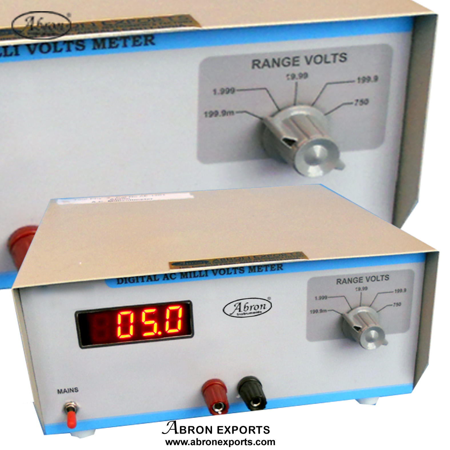 Milli Voltmeter AC Digital for thermocouple calibration Range 0-199.9mV 1.999V 19.99V 199.9V 750V  AE-1201D	